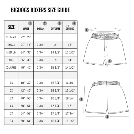 Big Dogs Classic Solid Logo Boxers