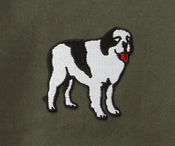 Big Dogs French Terry Fleece Embroidered Crew