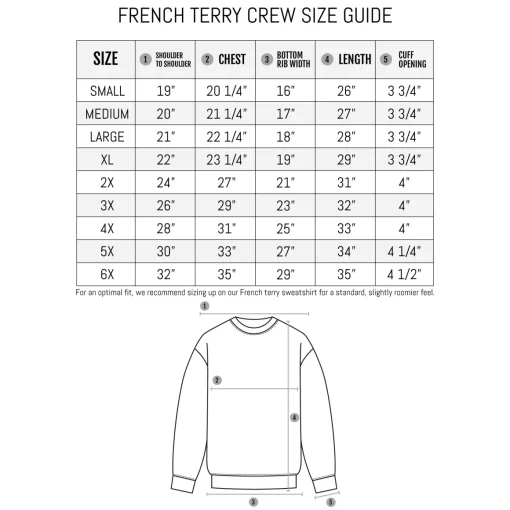 Big Dogs French Terry Fleece Embroidered Crew